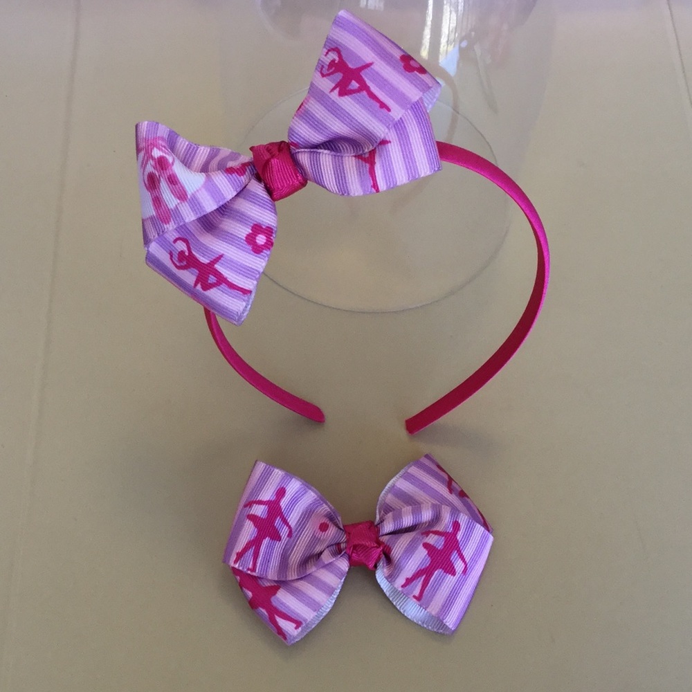 Ballerina Hairband & Bow Set